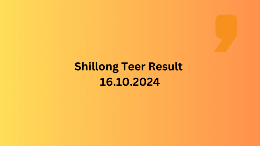 Shillong Teer Result TODAY, October 16: 1st and 2nd Round Wednesday Lottery Result