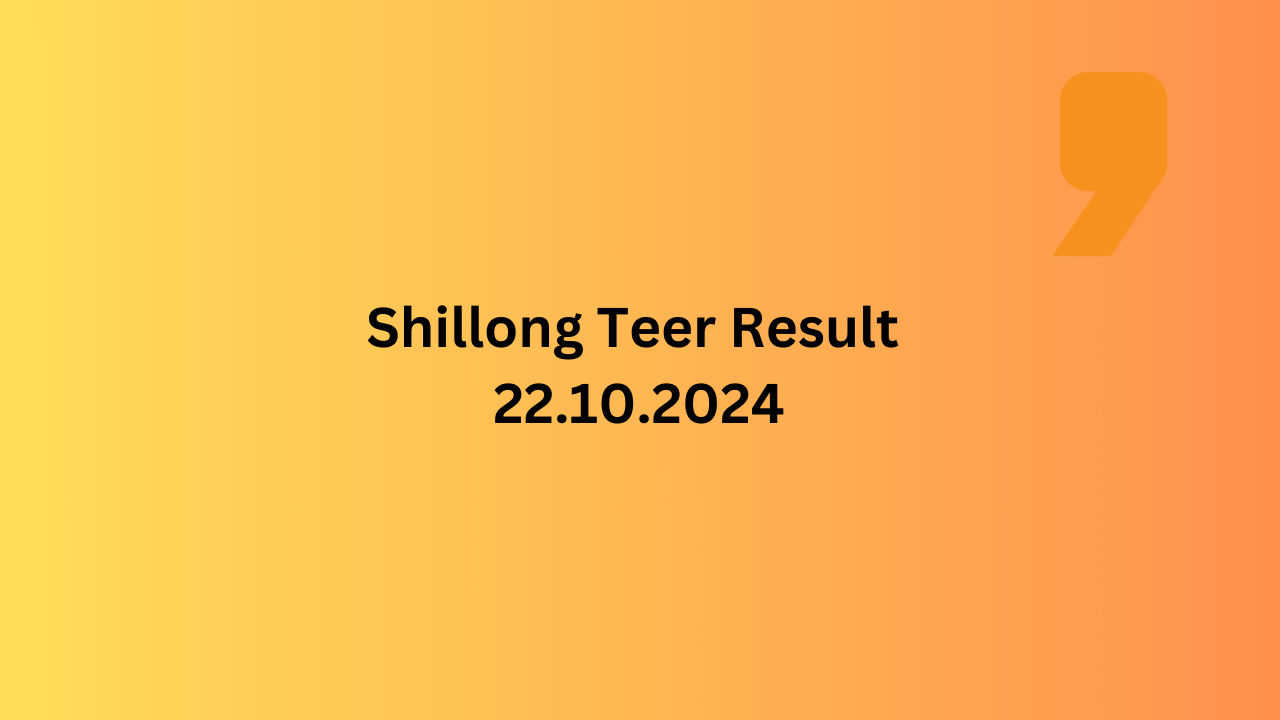 Shillong Teer Result TODAY, October 22: 1st and 2nd Round Tuesday Lottery Result