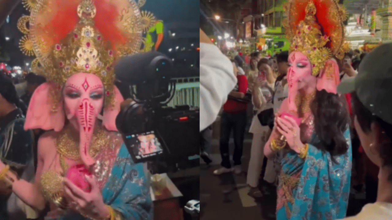 Trans influencer dresses up as ‘Gajanani’ in Thailand, sparks debate online