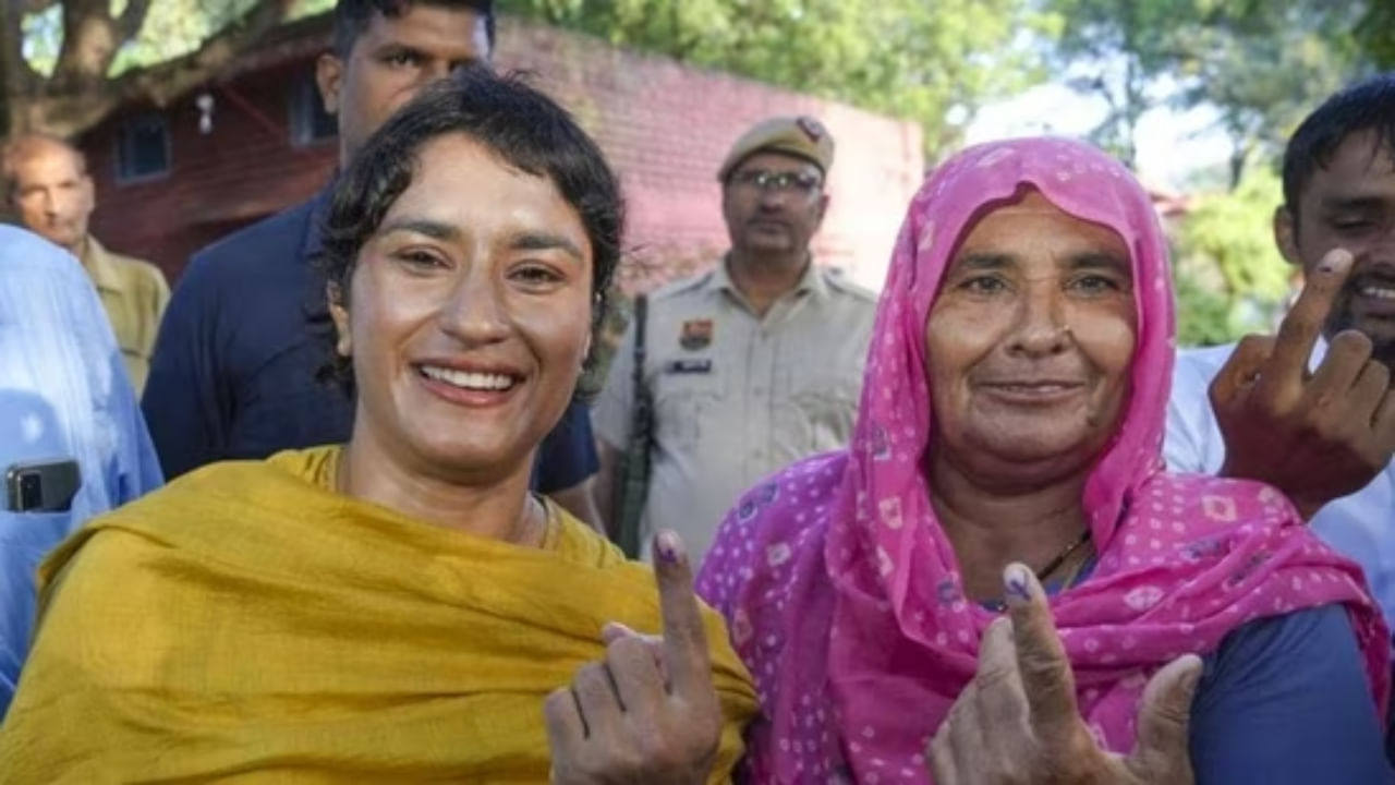 Haryana Assembly election results: Vinesh Phogat of Congress trails in Julana Assembly constituency Haryana Assembly election results: Vinesh Phogat of Congress trails in Julana Assembly constituency