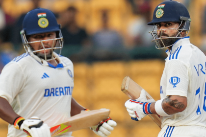 Kohli, Sarfaraz provide glimmer of hope but long road ahead for India to bounce back