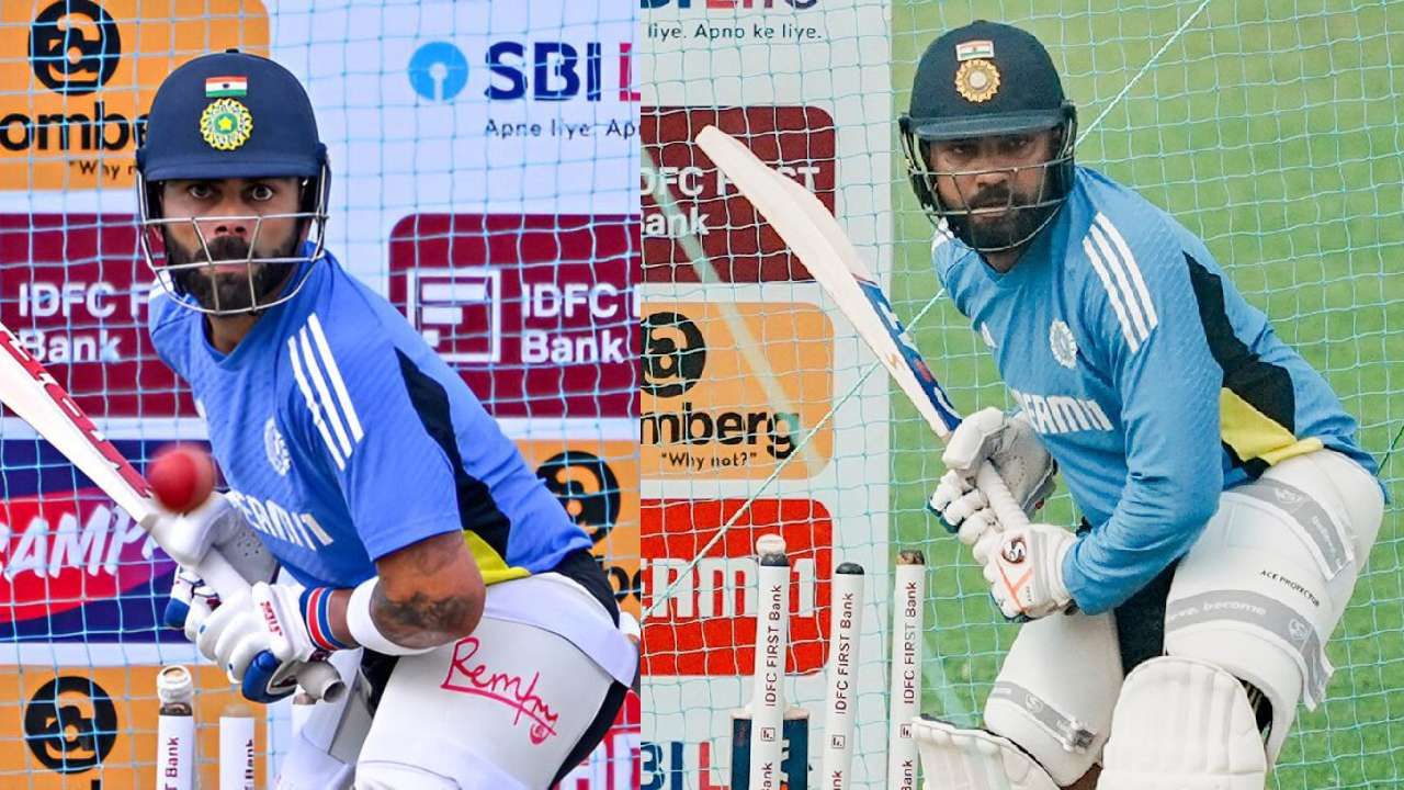 Virat Kohli, Rohit Sharma lead India’s practice session in Pune ahead of 2nd NZ Test Virat Kohli, Rohit Sharma lead India’s practice session in Pune ahead of 2nd NZ Test