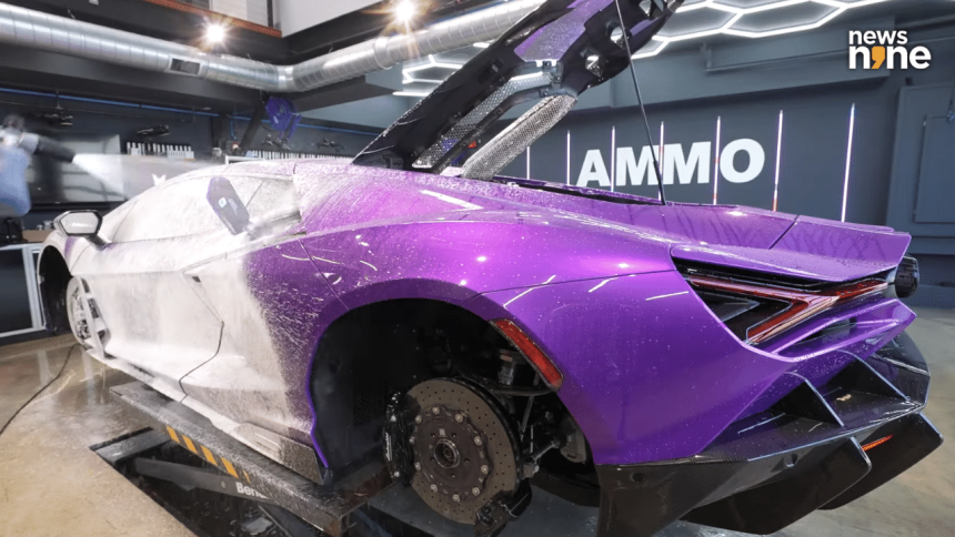 Watch A $700,000 Lamborghini Revuelto Get Paint Corrected With Factory Imperfections