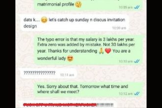 Woman curses potential groom after he revealed he earns Rs 3 lakhs, not Rs 30 lakhs