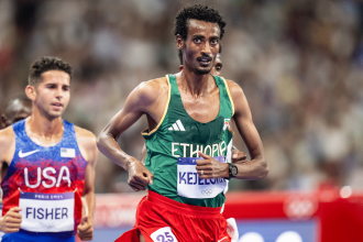 Ethiopia’s Yomif Kejelcha shatters world record to win Valencia Half Marathon