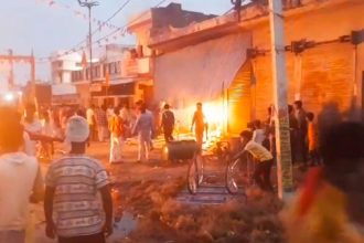 UP: Shops closed in violence-hit Bahraich, area transformed into police encampment