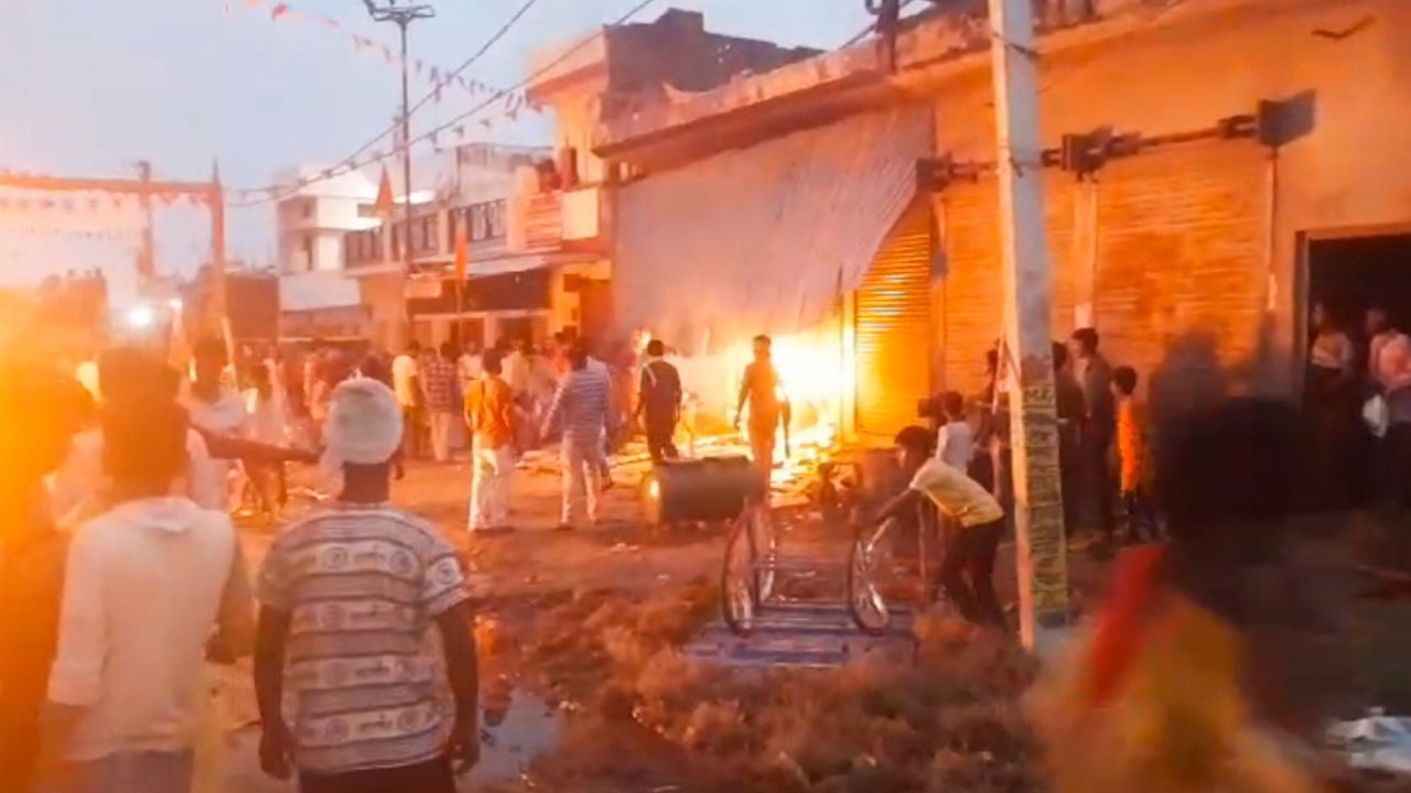 UP: Shops closed in violence-hit Bahraich, area transformed into police encampment