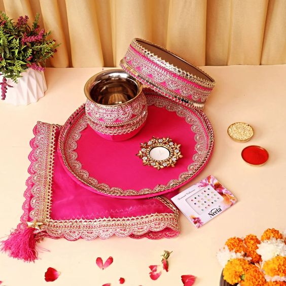 Happy Karwa Chauth images: Download free HD photos 24 Karwa Chauth thali images.
