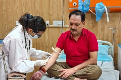 Delhi BJP chief hospitalised after Yamuna dip, AAP-BJP spar over river pollution