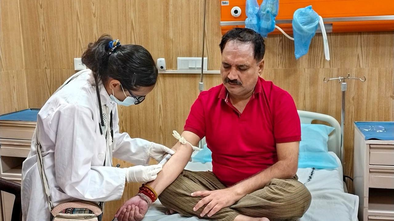 Delhi BJP chief hospitalised after Yamuna dip, AAP-BJP spar over river pollution