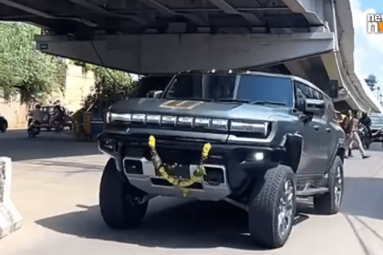Watch Video: GMC Hummer EV Terrorizing The Streets Of Chennai