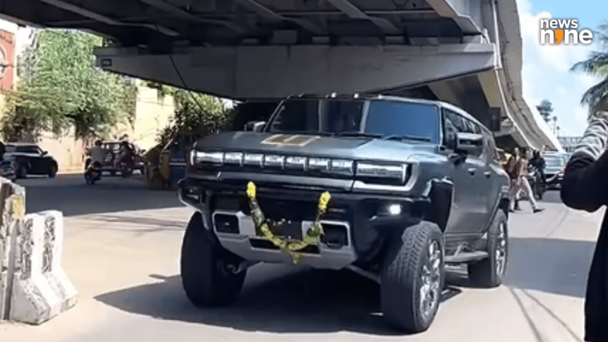 Watch Video: GMC Hummer EV Terrorizing The Streets Of Chennai