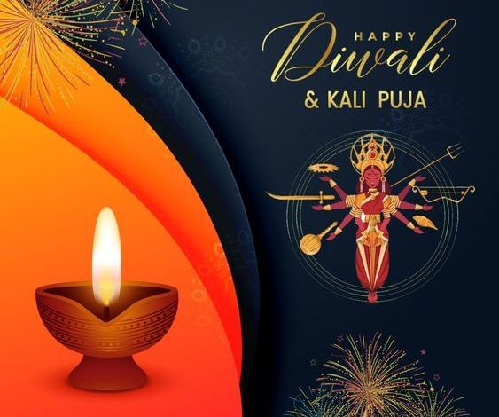 kali puja and diwali wishes in bengali, 