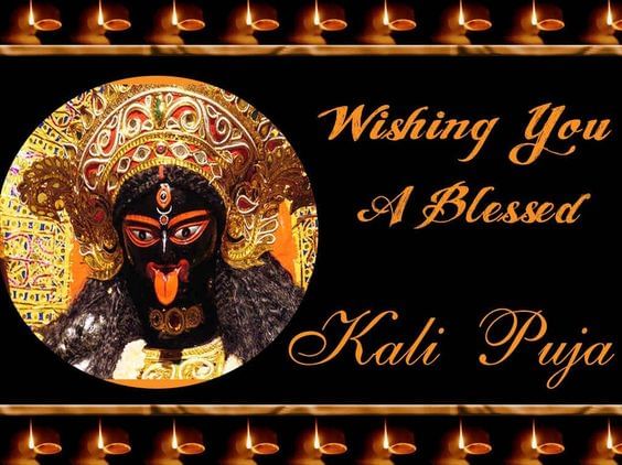 kali puja and diwali wishes in bengali, 