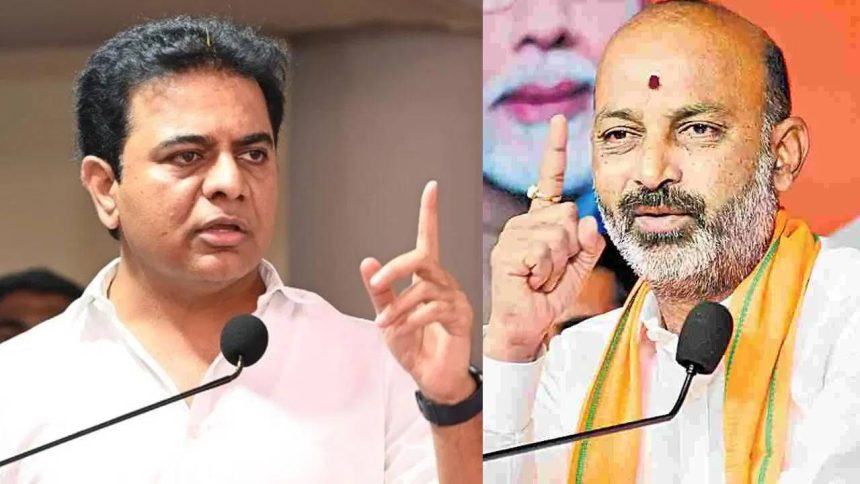 Bandi Sanjay responds to KTR’s legal notice; demands public apology