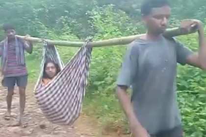 AP: Tribal woman, newborn carried in ‘Doli’ after home delivery