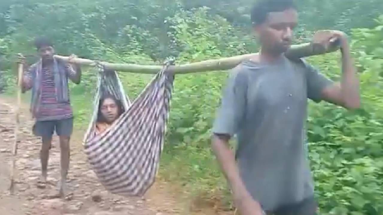 AP: Tribal woman, newborn carried in ‘Doli’ after home delivery