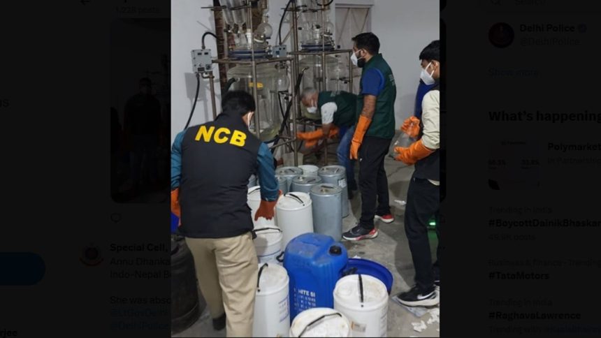 Greater Noida: Meth lab run by Tihar jail warden unearthed, Mexican cartel link found