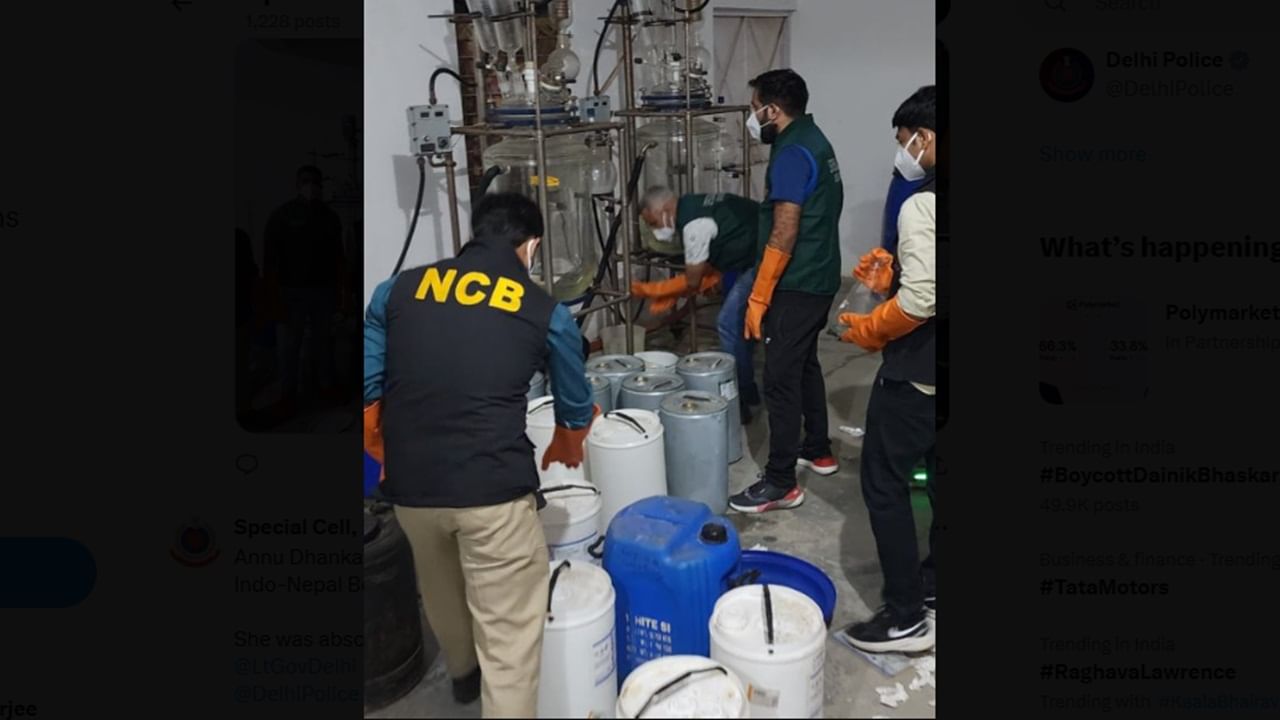 Greater Noida: Meth lab run by Tihar jail warden unearthed, Mexican cartel link found