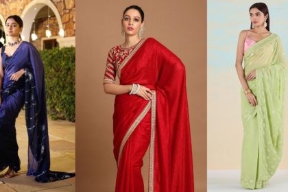 Stunning mirror work saree designs to glam up your Karwa Chauth 2024 look