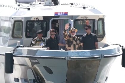 PM Modi celebrates Diwali with armed forces personnel in Gujarat’s Kucth