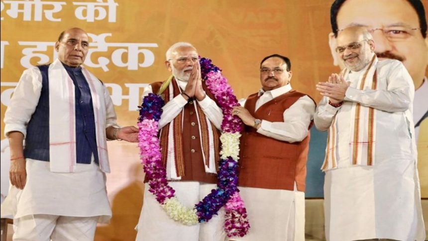‘Congress never came back to power since Assam in 2011’: PM Modi after BJP’s hattrick in Haryana