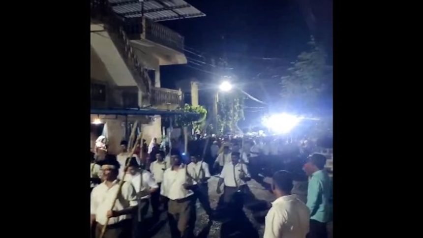 Ratnagiri tension: Religious slogans shouted as RSS workers pass through locality