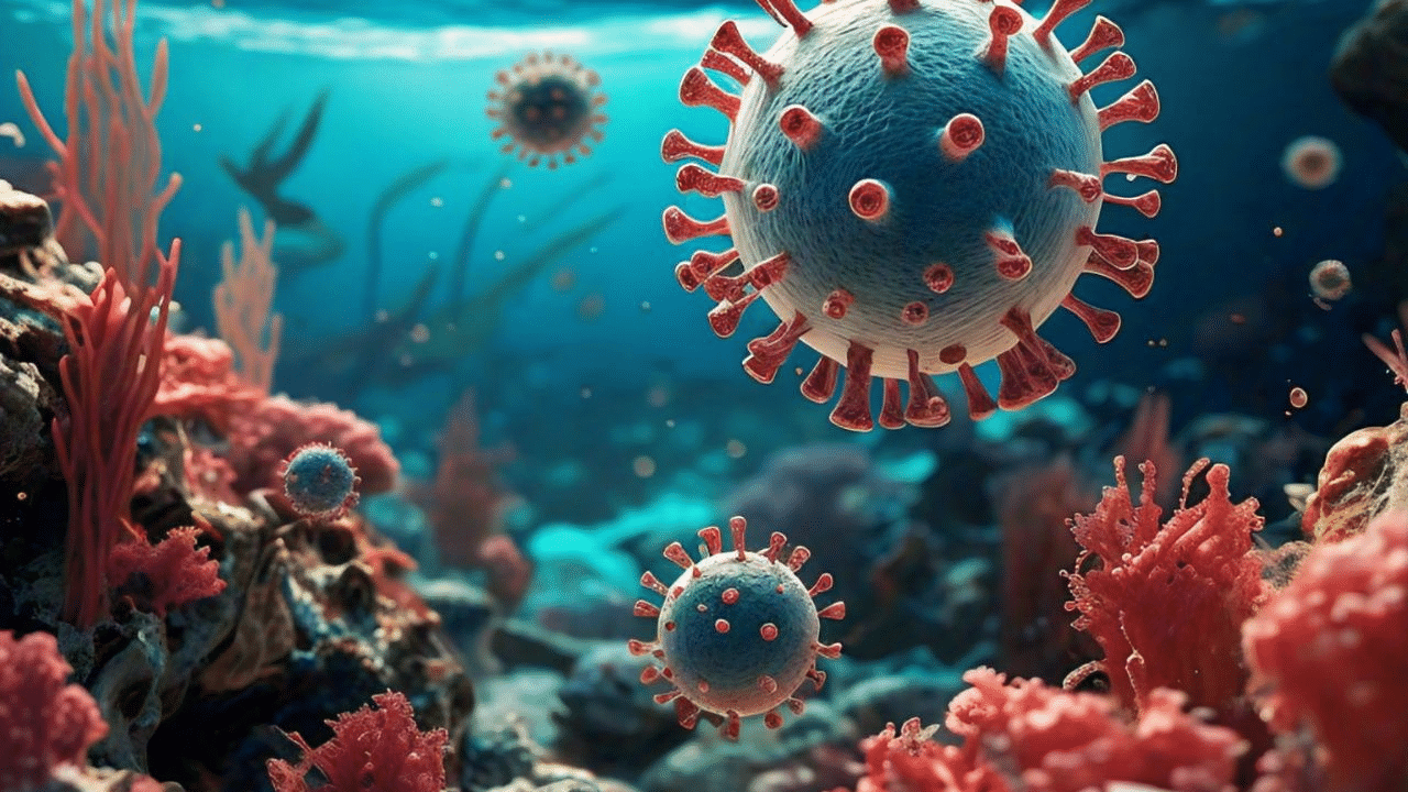 Ocean Viruses Control Microbes to Shape Climate