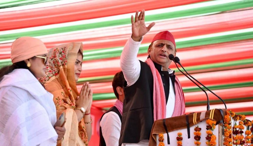 UP bypolls: Akhilesh alleges policemen preventing people from voting, BJP hits back