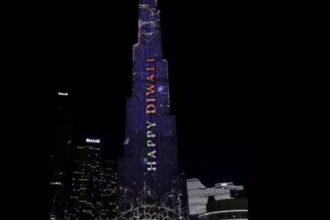 Burj Khalifa for Diwali tribute, celebrating the festival of lights