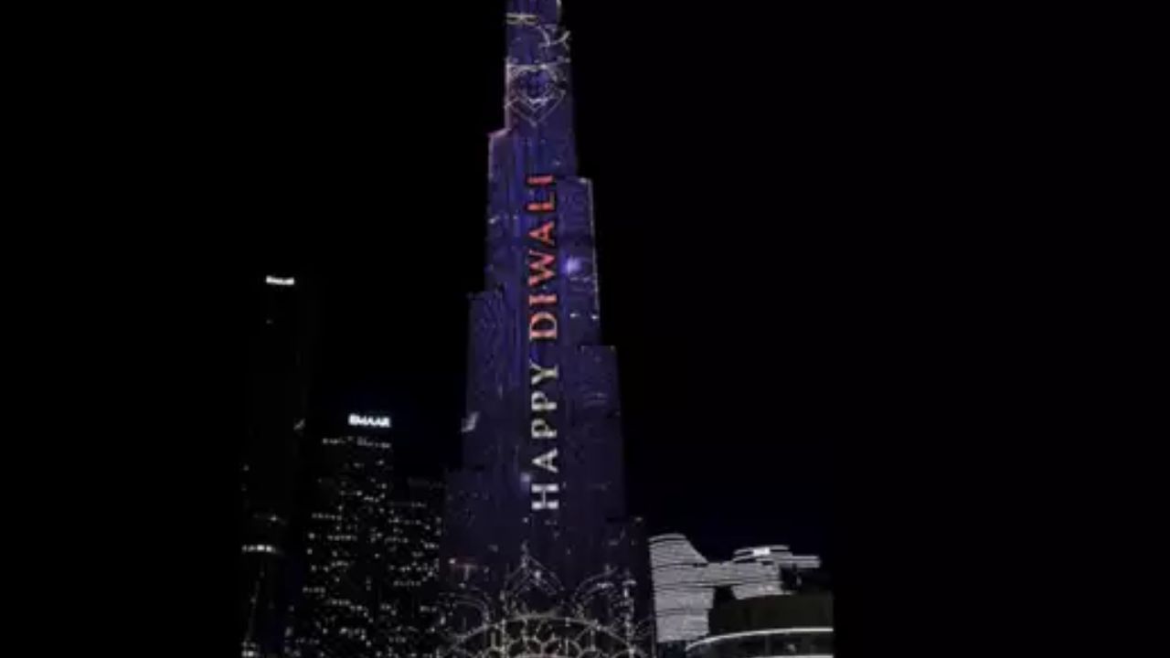 Burj Khalifa for Diwali tribute, celebrating the festival of lights