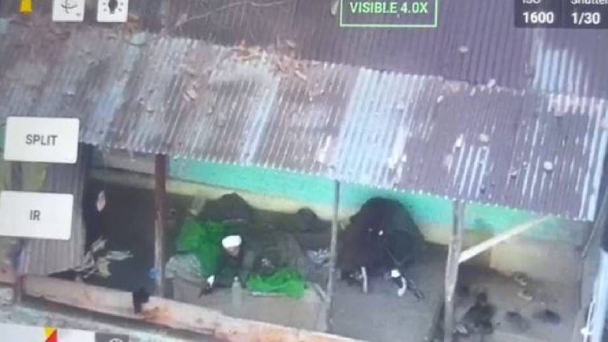 Caught on cam: Drone footage spots terrorist on porch during Sopore encounter