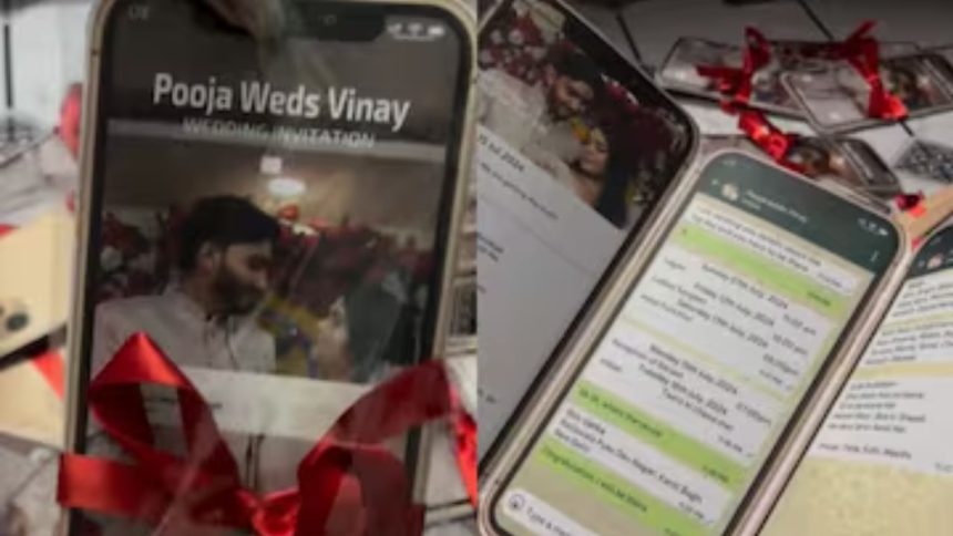 Couple’s unique WhatsApp-themed wedding card goes viral, internet has mixed reactions