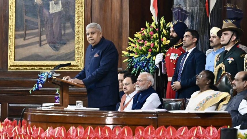 Decorum & discipline cliff hanging in parliamentary discourse: VP Jagdeep Dhankhar