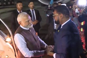 Watch: Guyana President receives PM Modi, visit fuels buzz among Indian diaspora