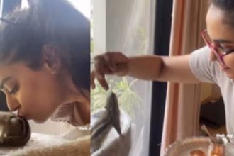 ‘Humare ache karmo ka fal’: Woman celebrates Bhai Dooj with her pet squirrel