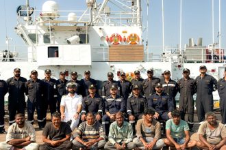 Coast Guard rescues 7 Indian fishermen from Pakistan Maritime Security Agency vessel