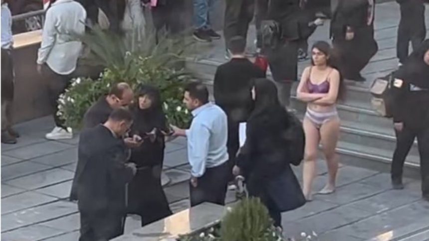 No news of Iranian woman who stripped to her underwear at university in Tehran 1 No news of Iranian woman who stripped to her underwear at university in Tehran