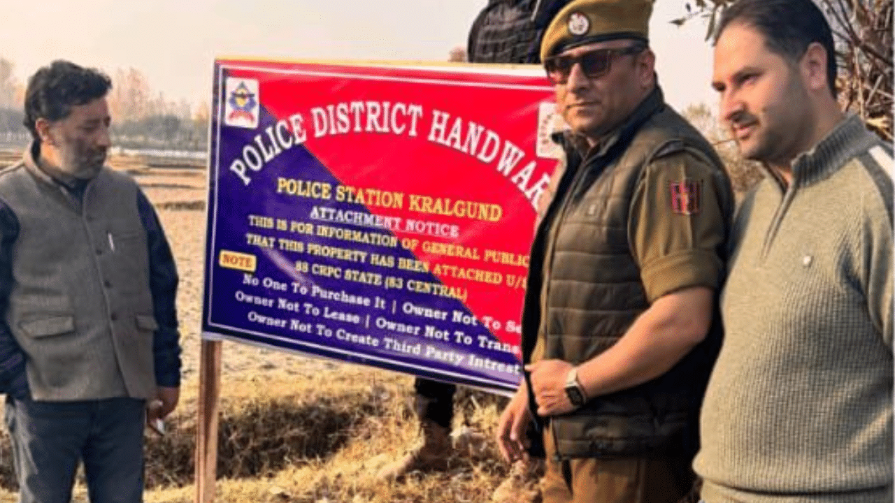 Jammu & Kashmir cops seize properties of 4 Pakistan-based terror handlers in Handwara