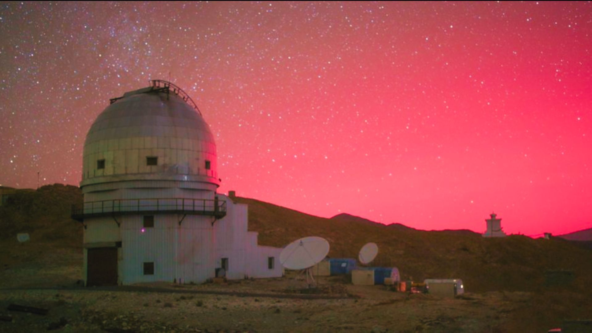 Red skies observed in Ladakh after solar fury Red skies observed in Ladakh after solar fury