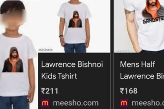 ‘Alarming’: Lawrence Bishnoi T-shirts for sale on Meesho & Flipkart; slammed online