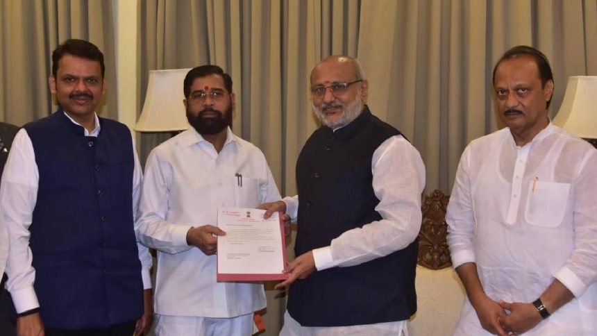 Eknath Shinde resigns as Maharashtra CM in presence of Mahayuti partners