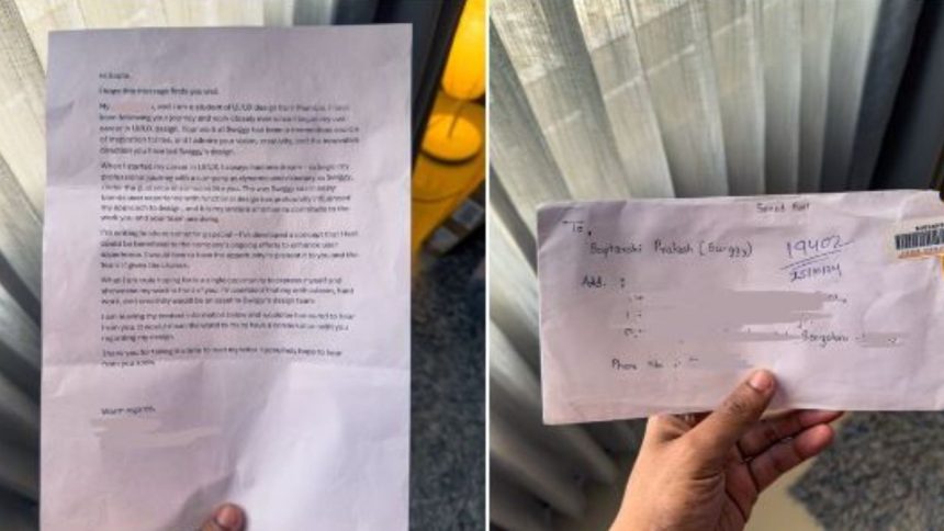 Man sends handwritten job application to Swiggy; company executive praises him