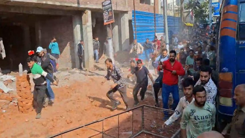 Massive stone pelting in Katra, traders oppose Mata Vaishno Devi ropeway project