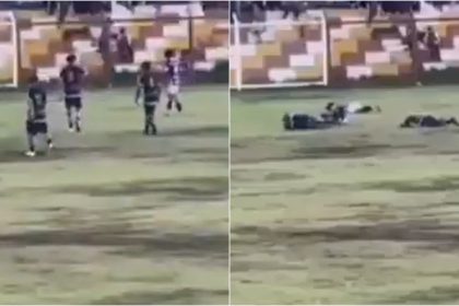 Tragic! Soccer player killed by lightning strike in Peru, video surfaces