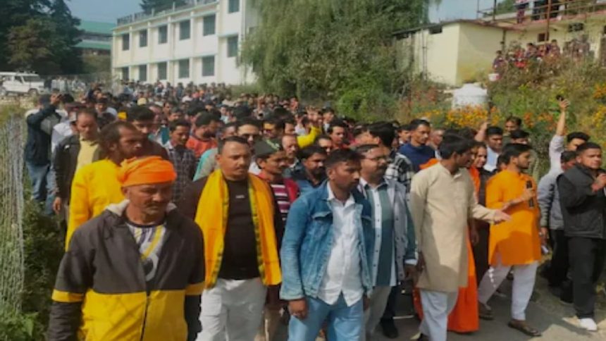 After Uttarkashi, mosque controversy erupts in Pithoragarh; locals demand demolition