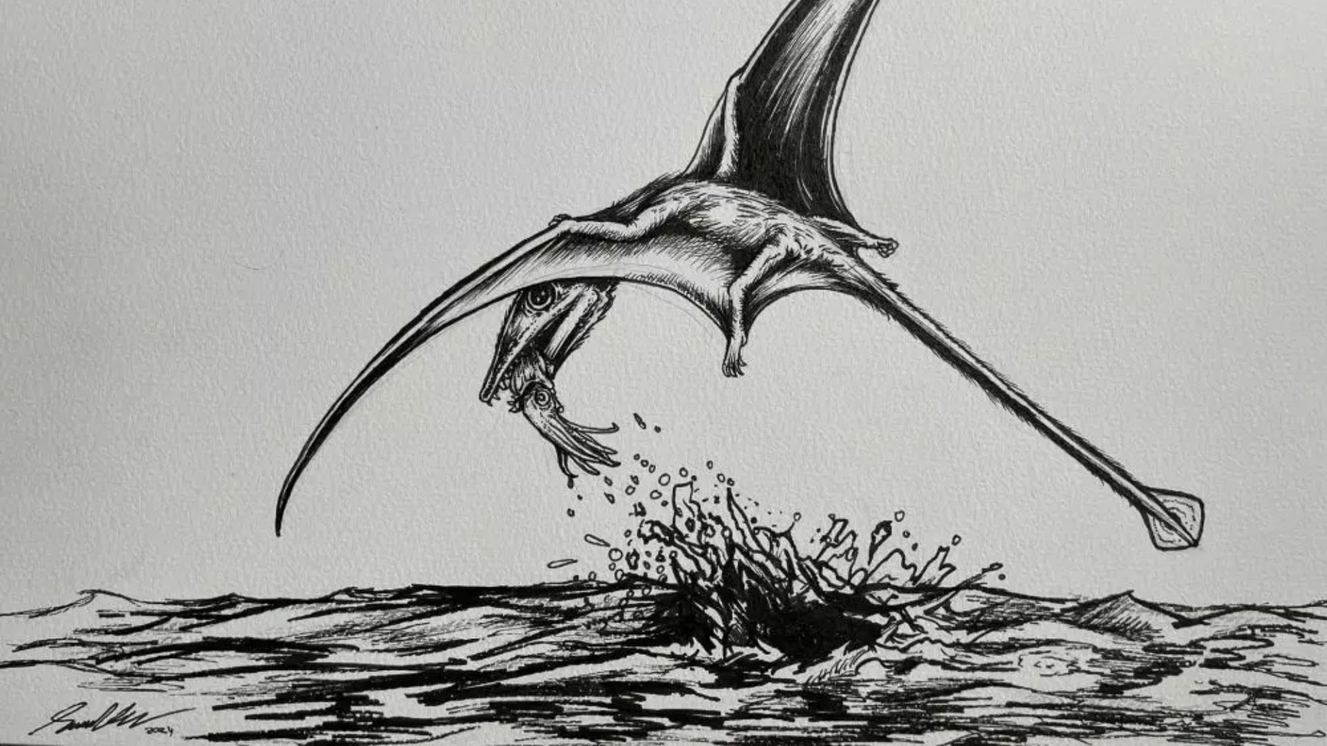 Fossilised stomach contents reveals diets of Jurassic pterosaurs