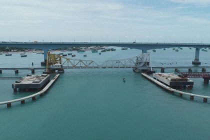 Rameswaram set for connectivity boost with India’s first vertical rail lift bridge