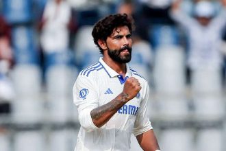Ravindra Jadeja’s four-wicket haul in Mumbai Test helps him attain massive milestone