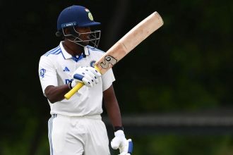 Sai Sudharsan hits hundred as India A set 225 runs target for Australia A